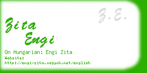 zita engi business card